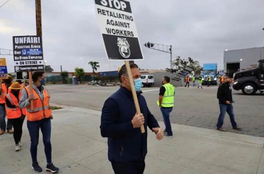 洛杉矶/长滩港卡车司机罢工,欧美海运港口拥堵仍在持续！